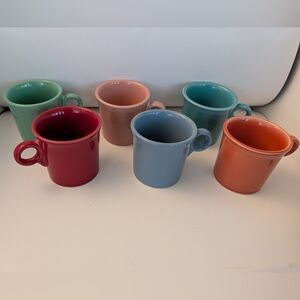 Set Of 6 Fiestaware Mug Set